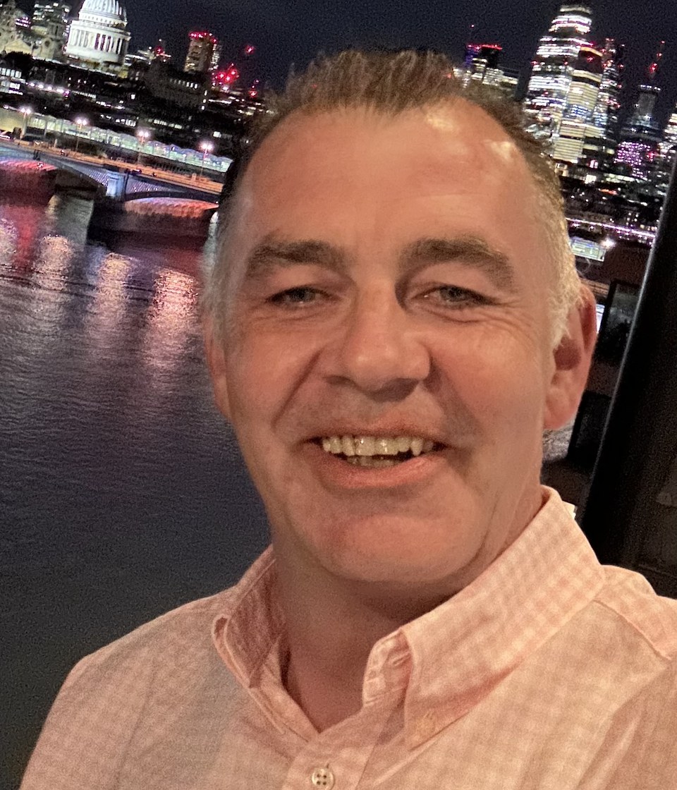 Stephen Fielding, founder and director of Caresque, smiling, photographed outdoors in London